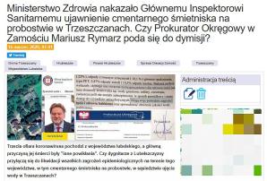 9 ofiarą koronawirusa w Polsce Ksiądz Henryk Borzęcki, proboszcz parafii Białopole w  Diecezji Zamojsko-Lubaczowskiej. To z tego powodu probostwo i Kościół w sąsiednich Trzeszczanach są zamknięte