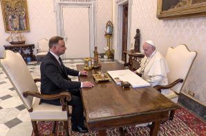 [VIDEO] Para Prezydencka w Watykanie. Audiencja u Papieża Franciszka