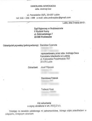 [VIDEO] Bohaterscy Seniorzy uniewinni! Zakończył się 2-letni koszmar sądowych prześladowań, zgotowanych im przez wójta Trzeszczan Stanisława Czarnotę!