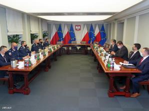 Spotkanie szefa polskiej policji z dyrektorem FBI