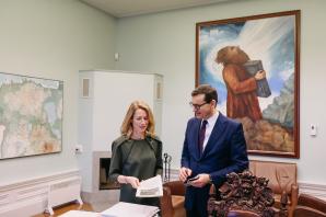 [VIDEO] Premier z wizytą na Litwie, Łotwie, Estonii: na granicy UE z Białorusią mamy do czynienia z wojną nowego typu, dlatego nasza odpowiedź powinna być solidarna. Musimy wyciągać wnioski z działań Rosji w Gruzji, na Krymie czy na Ukrainie