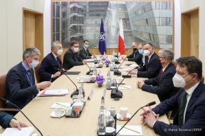 [VIDEO] Spotkanie z Sekretarzem Generalnym NATO w Brukseli