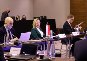 Minister Anna Moskwa na spotkaniu ministrów V4, Austrii i Niemiec