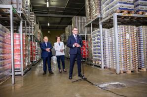 Wizyta wiceministra Pawła Szefernakera w TAGO Przedsiębiorstwie Przemysłu Cukierniczego