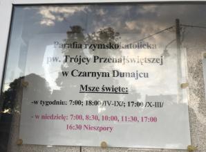 Słowo na niedzielę 4 września z Czarnego Dunajca