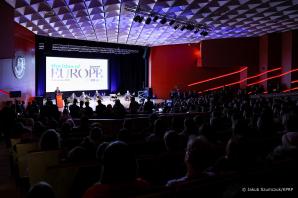 [VIDEO] Prezydent z wizytą na Litwie.Wraz z Prezydentami Litwy, Łotwy i Rumunii wziął udział w międzynarodowej konferencji The Idea of Europe