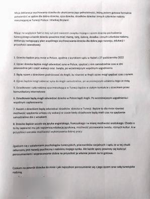 [VIDEO] Protest pod Ambasadą Tunezji w Warszawie. Gdzie jest 3-letni Polak? [FR/PL]