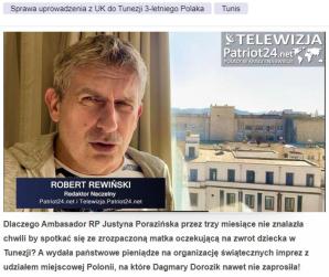 [VIDEO] Un Polonais de 3 ans caché illégalement en Tunisie par la famille du POLICIER !