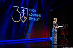 Premier Mateusz Morawiecki na obchodach 30-lecia niepodległości Republiki Słowackiej w Bratysławie