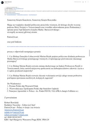  [VIDEO] Stanisław Cz. oficjalnie odwołany z funkcji Wójta Gminy Trzeszczany! Tymczasem proboszcz - sądowy kłamczuch - Marek Barszczowski, zrugał wczoraj wiernych, broniąc prawomocnie skazanego przestępcy!