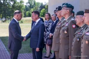 [VIDEO] Potęga Polski w Sojuszu. Prezydent Duda spotykał się z kadrą kierowniczą MON przed szczytem NATO
