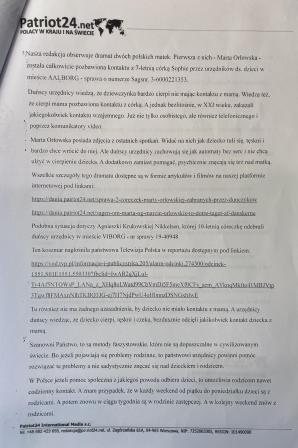 [VIDEO] Złożona przez PATRIOT24.NET petycja dot. łamania praw polskich dzieci i matek w Danii uznana za zasadną! Dziś o 15:30 w Parlamencie Europejskim w Brukseli debata na ten temat!