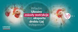 Wznowiony eksport drobiu i jaj wylęgowych na rynek Ukrainy
