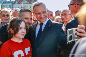 [VIDEO] Prezydent RP w Koninie: Potrzebujemy wielkich inwestycji