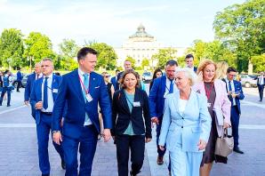 [VIDEO] Wizyta Marszałka Sejmu w Stanach Zjednoczonych – dzień pierwszy 