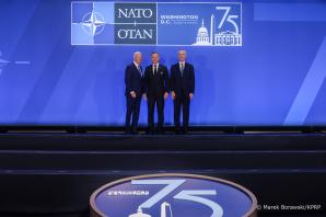 [VIDEO] O jedności, odporności i gotowości mówił Prezydent RP Andrzej Duda na szczycie NATO