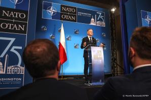 [VIDEO] Prezydent podsumował jubileuszowy Szczyt NATO w Waszyngtonie