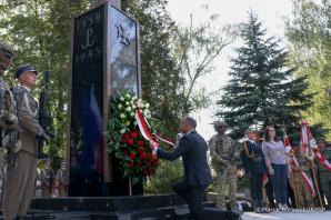 [VIDEO] Prezydent RP upamiętnił Bohaterów w 80. rocznicę wybuchu Powstania Warszawskiego