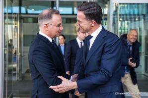 [VIDEO] Bruksela. Spotkanie Prezydenta Andrzeja Dudy z Sekretarzem Generalnym NATO