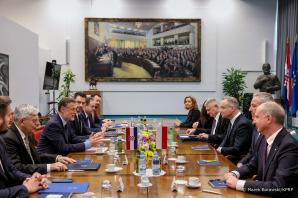 [VIDEO] Zagrzeb. Rozmowy polityczne Prezydenta RP