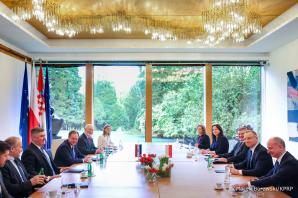 [VIDEO] Zagrzeb. Rozmowy polityczne Prezydenta RP