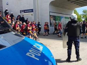 [VIDEO] Policyjne zabezpieczenie Finału Pucharu Polski - wideorelacja