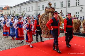 [VIDEO] Wielkie Święto Plonów w Pałacu Prezydenckim