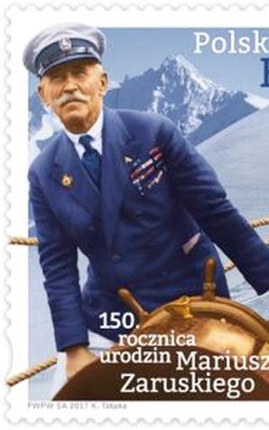 Poczta Polska wydała znaczek dedykowany Mariuszowi Zaruskiemu