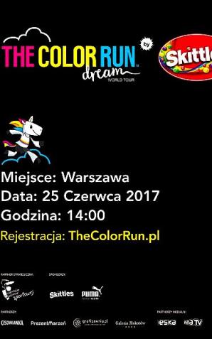 The Color Run by Skittles pokoloruje Warszawę!