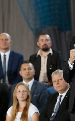 Premier Mateusz Morawiecki z wizytą w Garwolinie