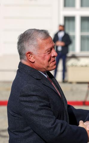 Prezydent RP gościł Króla Jordanii. Prezydent podziękował Jego Królewskiej Mości za zrozumienie polskiego stanowiska i naszych argumentów, czego skutkiem jest decyzja władz Jordanii w sprawie zablokowania lotów z Ammanu do Mińska