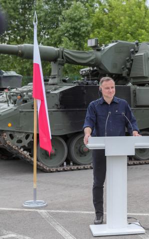 [VIDEO] Wizyta Prezydentów Polski i Litwy na przesmyku suwalskim