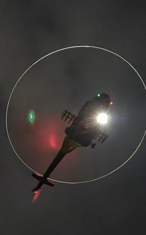 [VIDEO] Dron, WOT, Straż Pożarna, Straż Graniczna i śmigłowiec ratowały imigrantów na bagnach