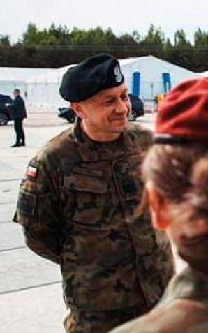 O braku limitu środków na bezpieczeństwo Polski Premier Tusk podczas wizyty w Wojskowym Zgrupowaniu Zadaniowym Podlasie