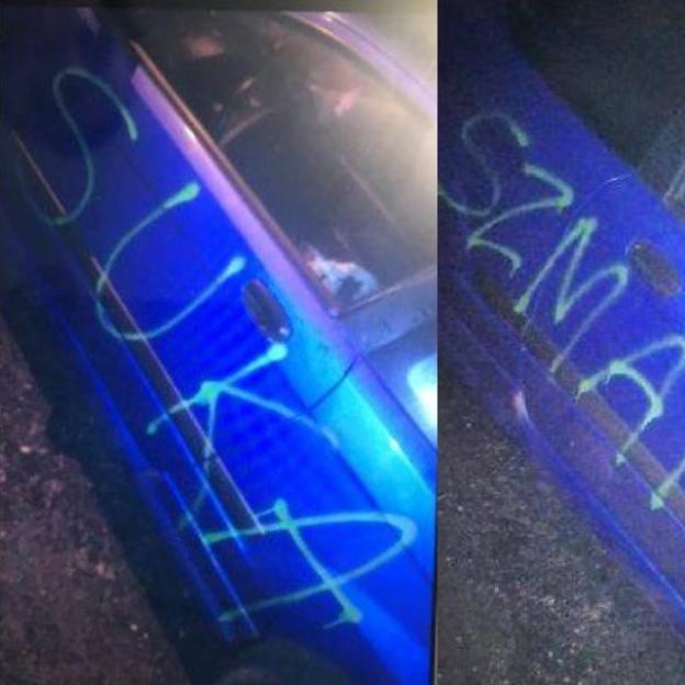 [VIDEO] Poprzebijane nożem opony w samochodach młodych ludzi, pomalowany sprayem samochód nastolatki. Groźby połamania rąk, uszkodzenie twarzy nastolatka. Rutkowski wskazał sprawców, a Prokuratura Rejonowa w Żyrardowie bezradna!