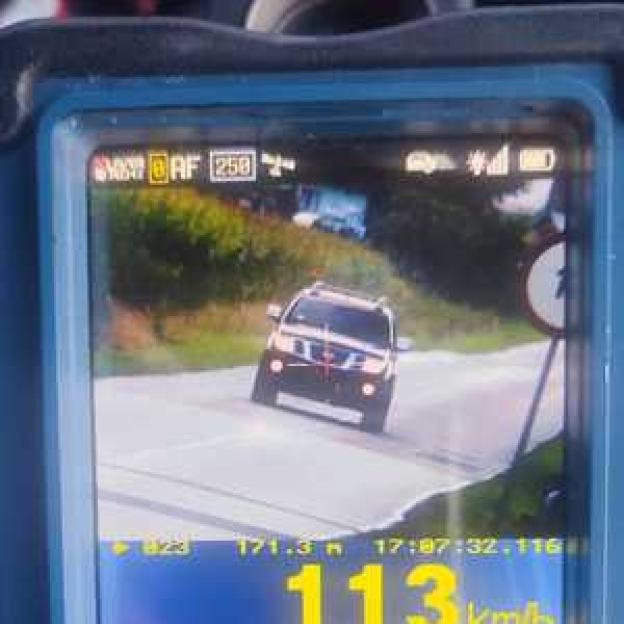 Za szybko jechał, teraz może odpocząć