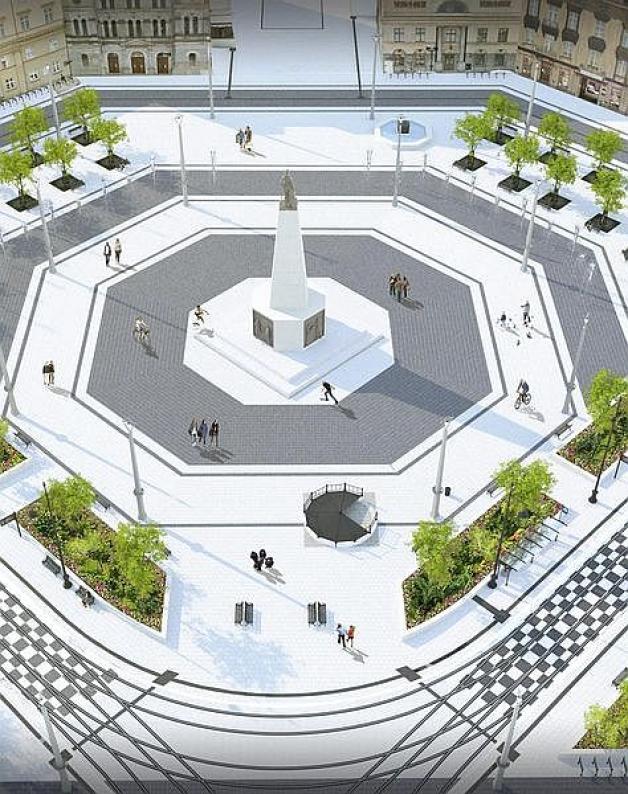 Łódź Rewitalizuje. Ogłoszono przetarg na przebudowę placu Wolności i okolicznych ulic