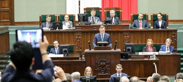 Orędzie Prezydenta RP przed Zgromadzeniem Narodowym: Ducha narodu łatwo zatruć fałszywą ideologią
