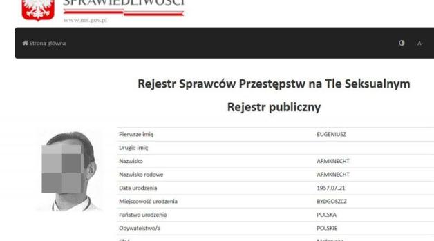 Dane najgroźniejszych pedofilów i gwałcicieli już dostępne w internecie