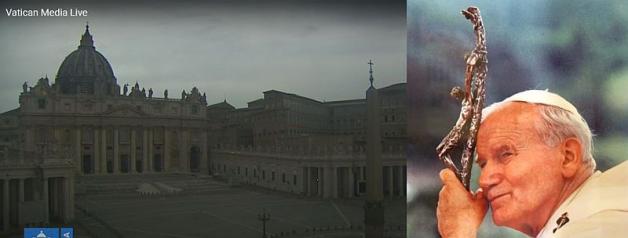 [VIDEO] O godz. 7:00 transmisja Mszy Świętej z Watykanu pod przewodnictwem Papieża Franciszka z okazji setnych urodzin Świętego Jana Pawła II