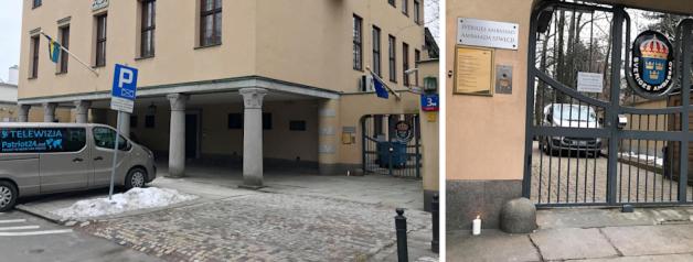 [VIDEO] Zapaliliśmy świecę przed Ambasadą Szwecji w Warszawie sprzeciwiając się zbrodniczej polityce tego kraju odbierającego dzieci naturalnym rodzicom! [PL/SE]