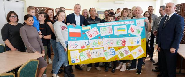 Wizyta w ODR u uchodźców z Ukrainy