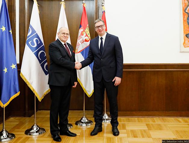 Przewodniczący OBWE Zbigniew Rau zakończył wizytę w Serbii