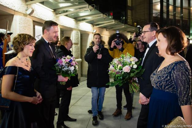 Premier Mateusz Morawiecki na obchodach 30-lecia niepodległości Republiki Słowackiej w Bratysławie