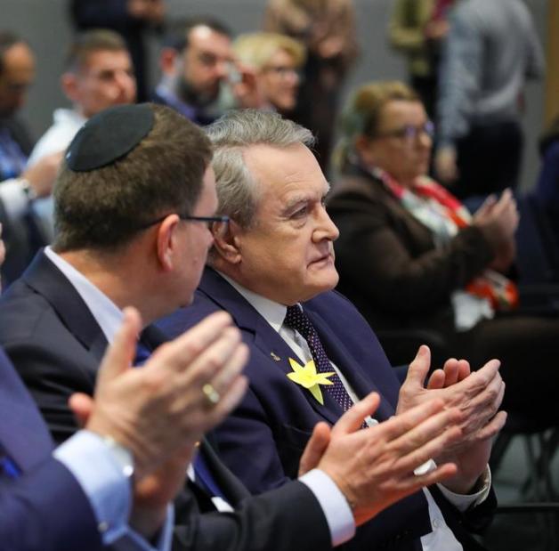 Obchody 80. rocznicy powstania w getcie warszawskim w Parlamencie Europejskim w Brukseli