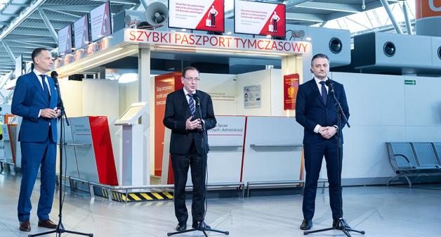  Zapomniałeś paszportu, dowodu osobistego? Otwarcie punktu paszportowego na Lotnisku Chopina w Warszawie  