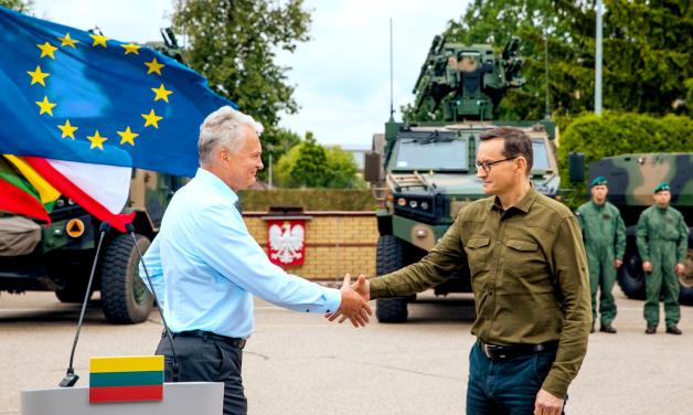 [VIDEO] Premier po spotykaniu z prezydentem Litwy: granice Polski i Litwy to granice wolnego świata powstrzymującego napór despotii ze Wschodu