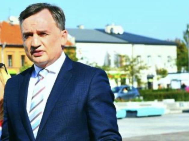 Konferencja ministra Zbigniewa Ziobro w Tomaszowie Mazowieckim w sprawie obraźliwych wypowiedzi Agnieszki Holland