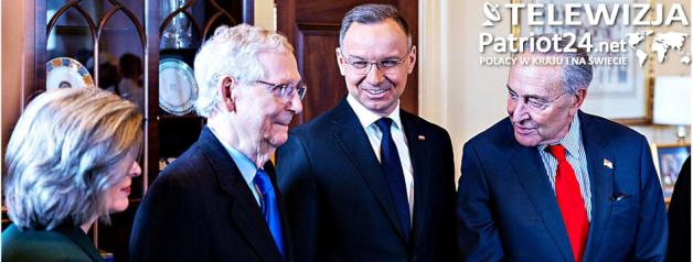 [VIDEO] Waszyngton. Rozmowy Prezydenta RP z Kongresmenami