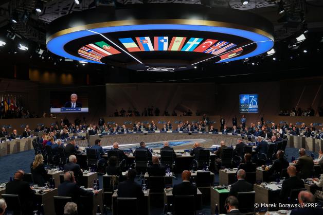 [VIDEO] O jedności, odporności i gotowości mówił Prezydent RP Andrzej Duda na szczycie NATO